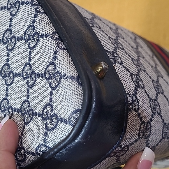 GUCCI*RARE*70's* SUPREME/SHERRY LINE**MONOGRAM BAG  LIMITED EDITION - Picture 7 of 14